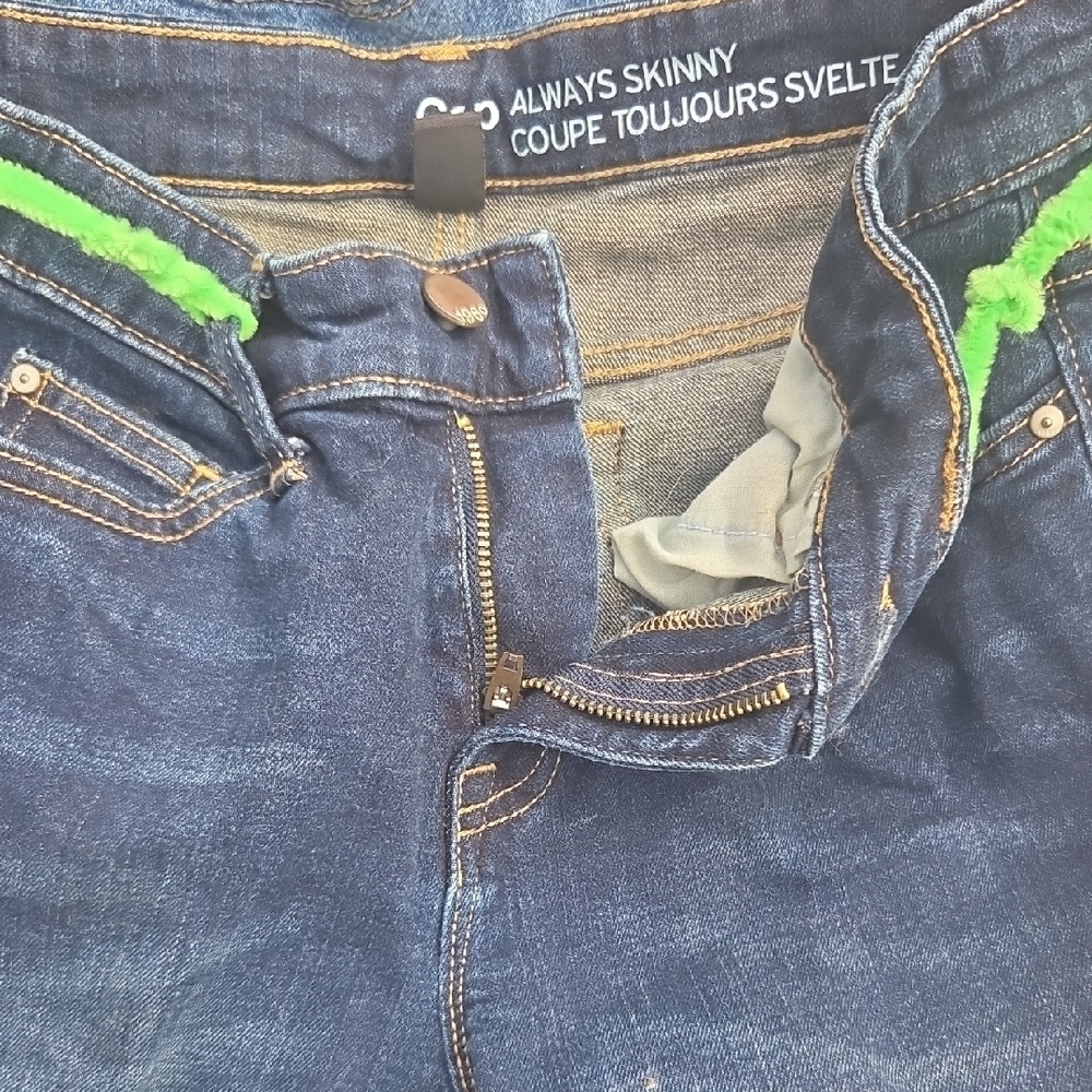 GAP Men's Always Skinny Dark Blue Jeans